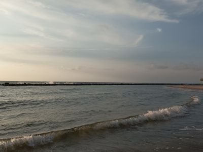 Plaża w Darłówku Wschodnim na terenie Nadleśnictwa Sławno- fot. Joanna Jadeszko