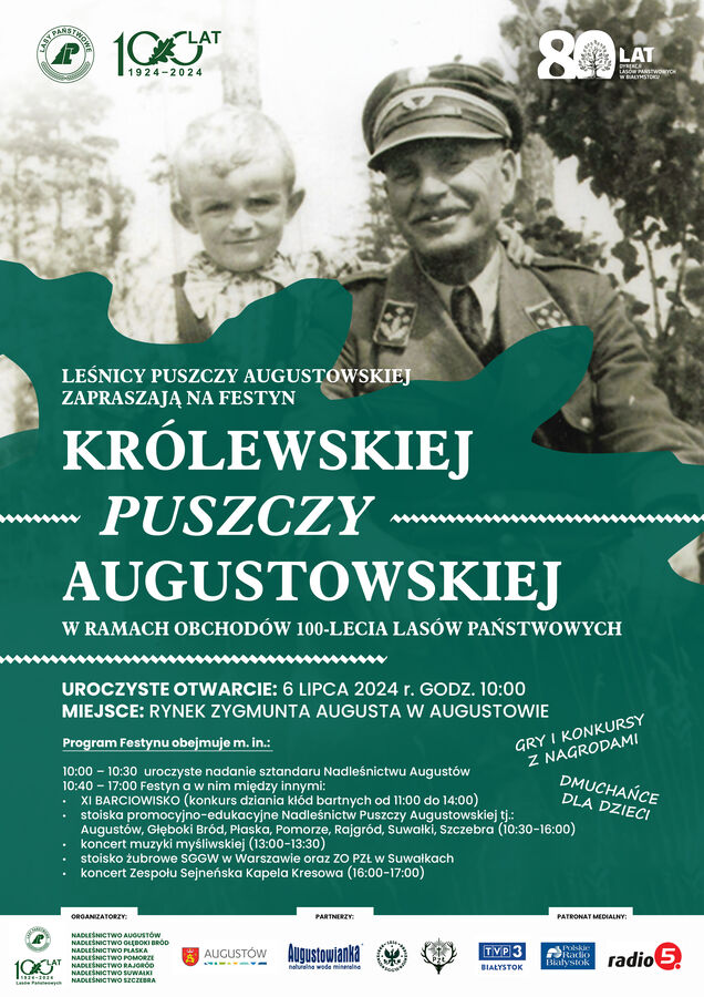 festyn krolewskiej puszczy augustowskiej plakat