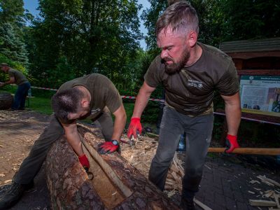 Upalna pogoda dała w kość uczestnikom- fot. Marek Węgrzynowicz